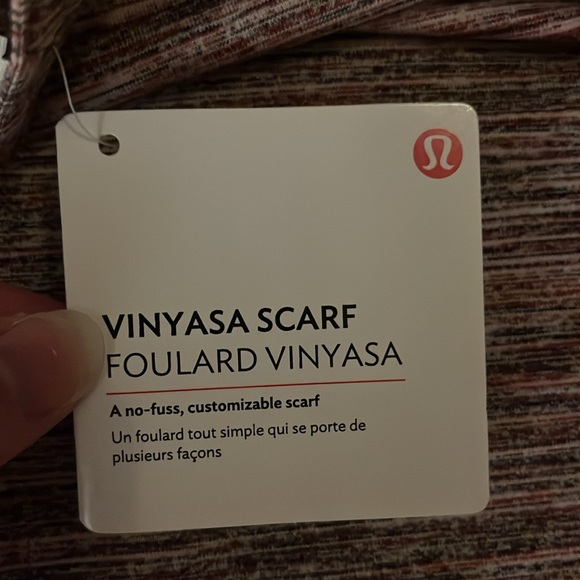 NWT 🍋 Lululemon Vinyasa Scarf Space Dye Camo Berry Rumble Multi - Picture 2 of 2